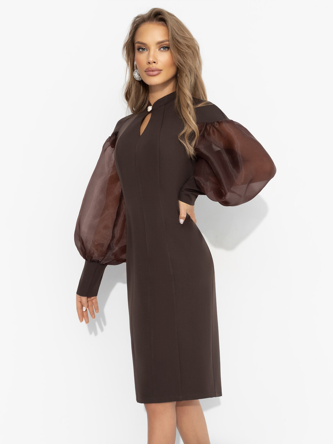 CHARUTTI Платье 570983 12401 Коричневый