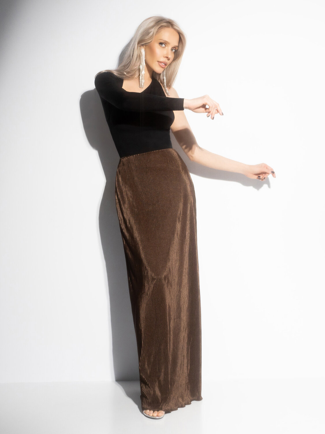 CHARUTTI Юбка 570994 12407 Коричневый