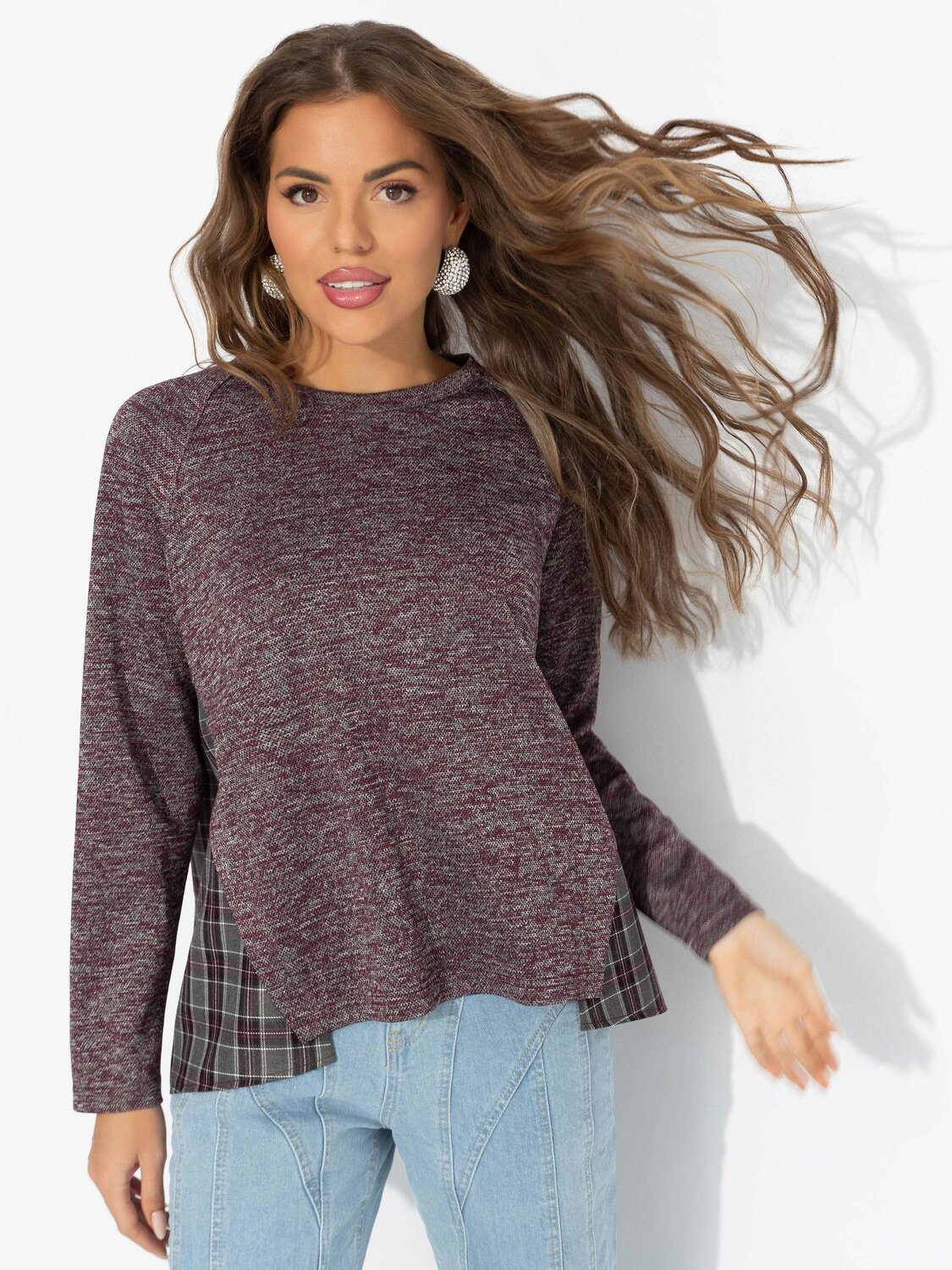 CHARUTTI Лонгслив 570997 12381 Бордовый