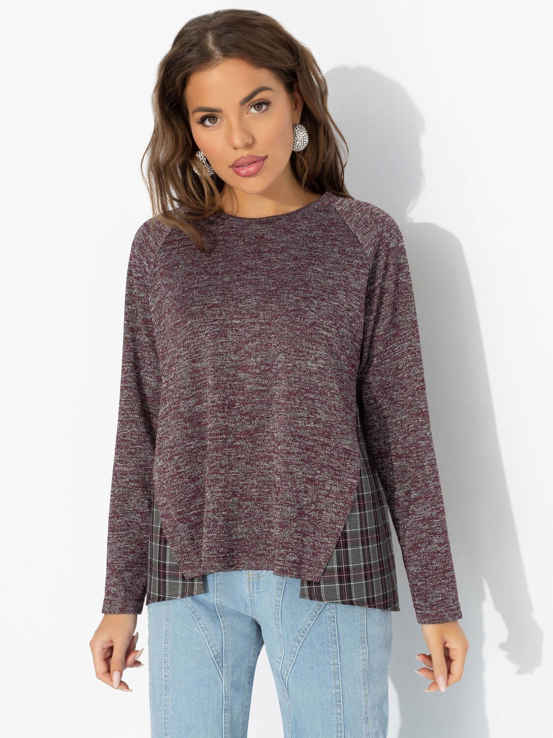 CHARUTTI Лонгслив 570997 12381 Бордовый