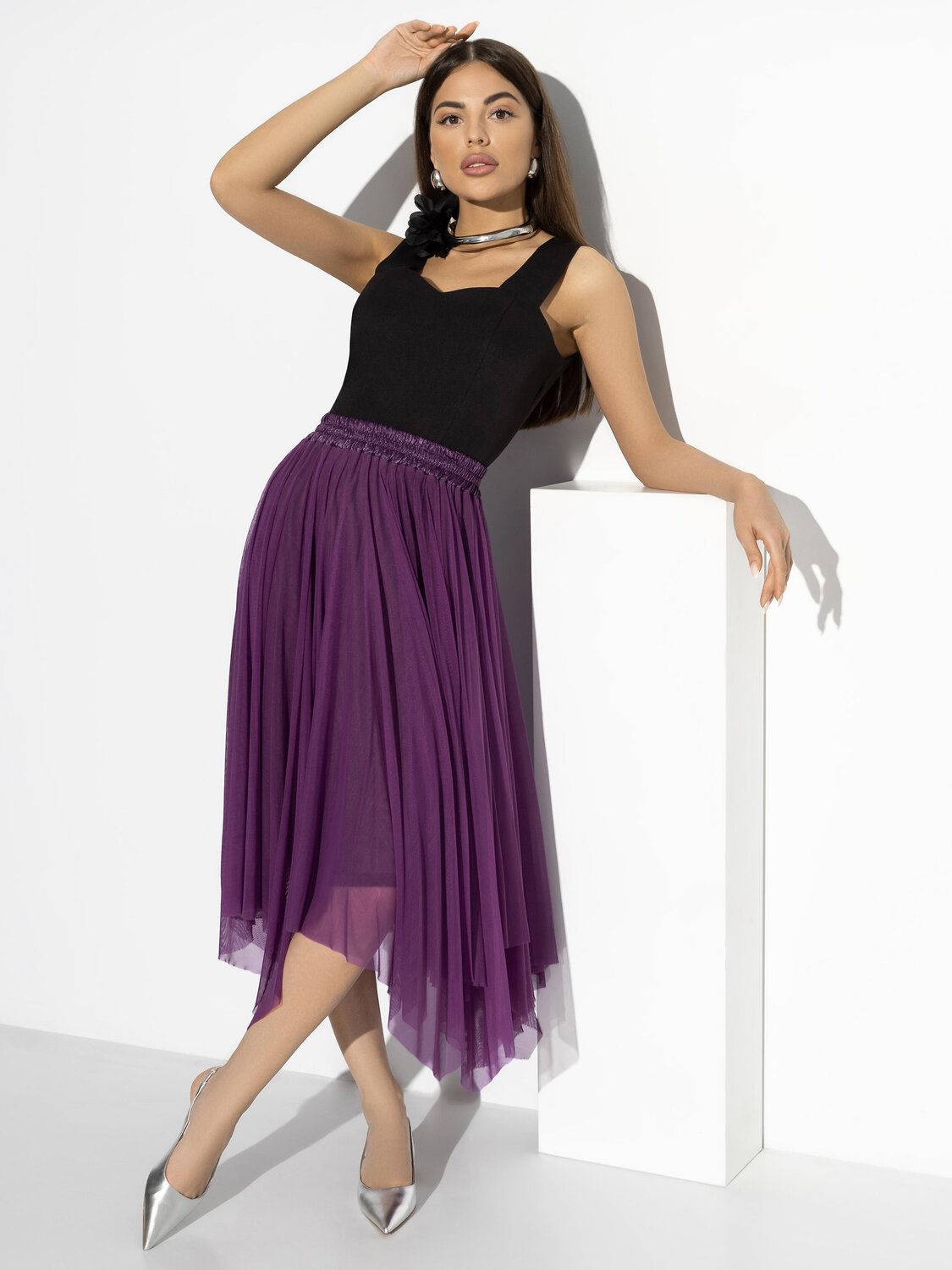 CHARUTTI Юбка 571000 12412 Фиолетовый