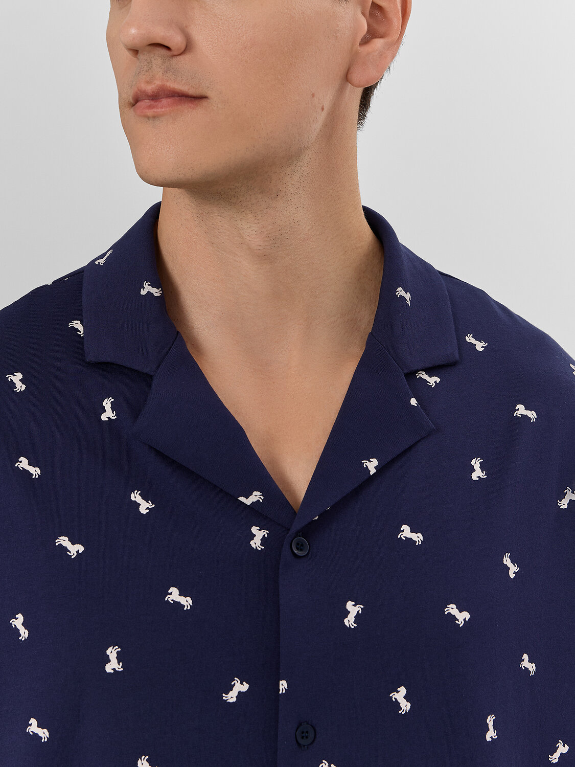 MARK FORMELLE Комплект 571007 591041 белые лошади на т.синем