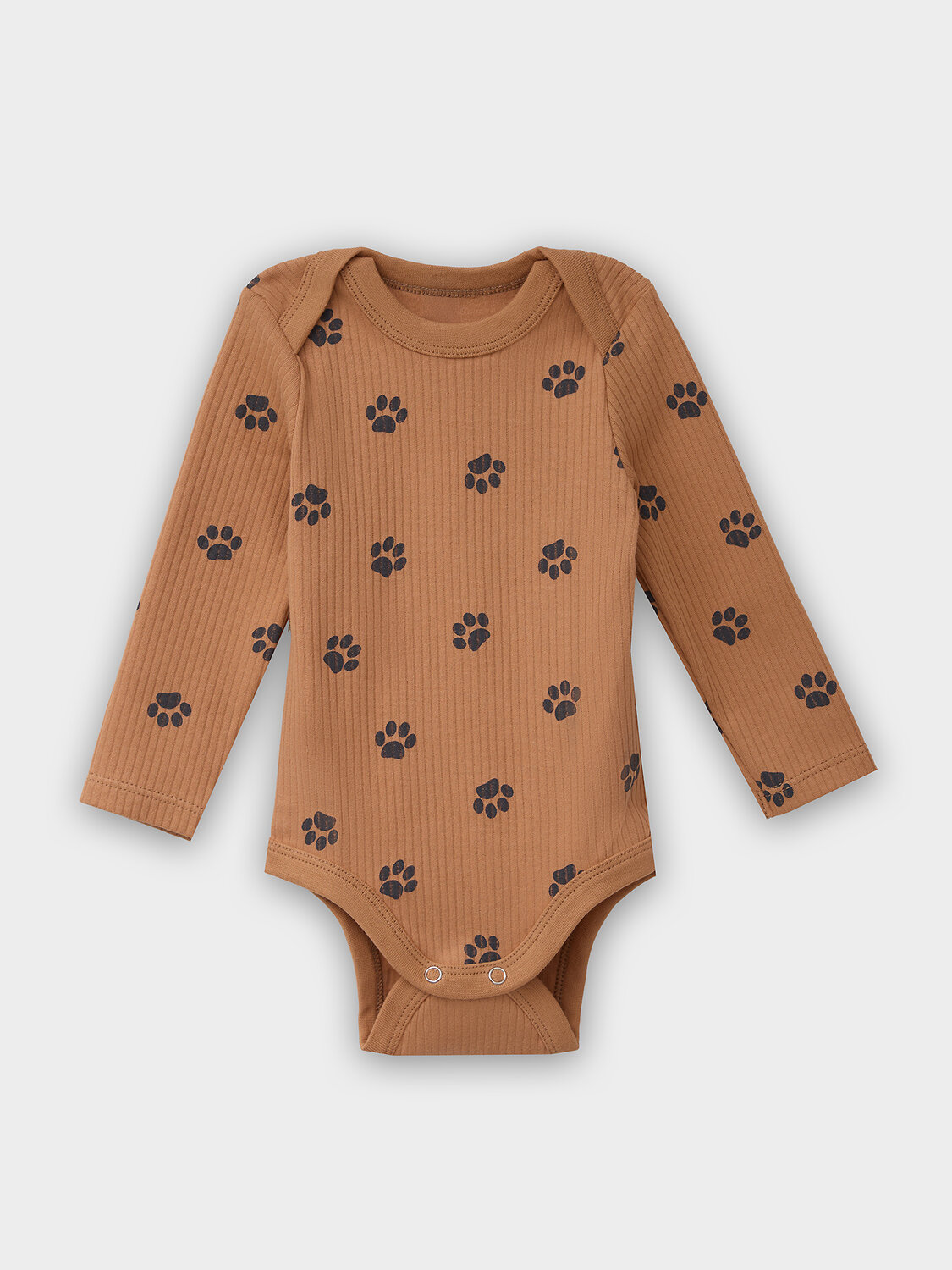 MARK FORMELLE Боди детское 571008 13018-2 пандочки на сером +лапки на охре