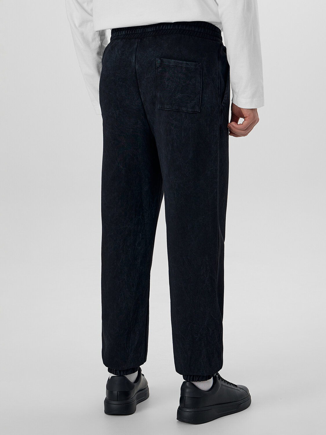 MARK FORMELLE Брюки 571012 181263 ACID WASH черный