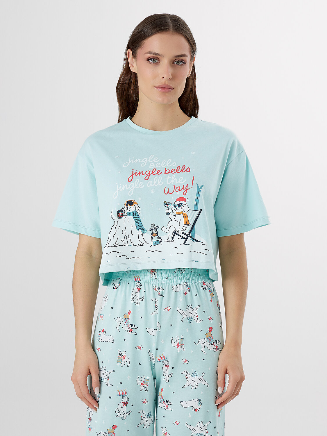 MARK FORMELLE Комплект 571024 592444 мята +собаки на мяте