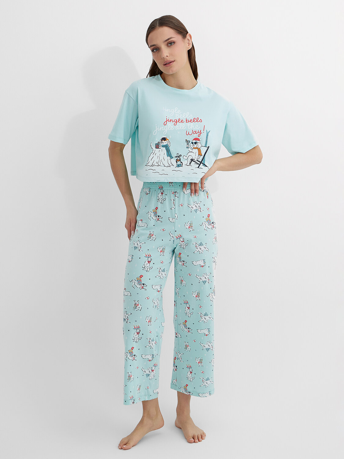 MARK FORMELLE Комплект 571024 592444 мята +собаки на мяте