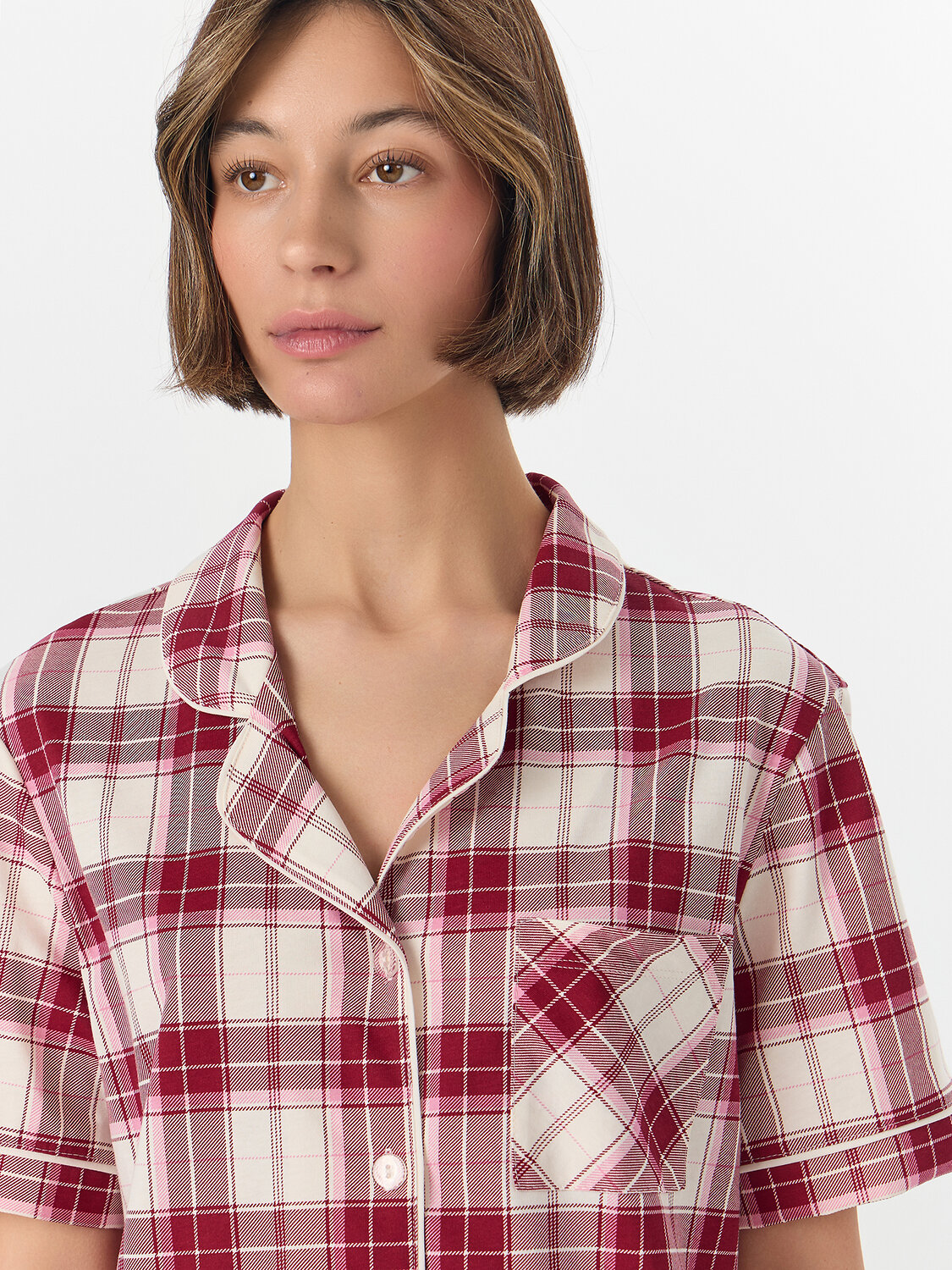 MARK FORMELLE Костюм 571035 592505-1 молочно -бордовая клетка