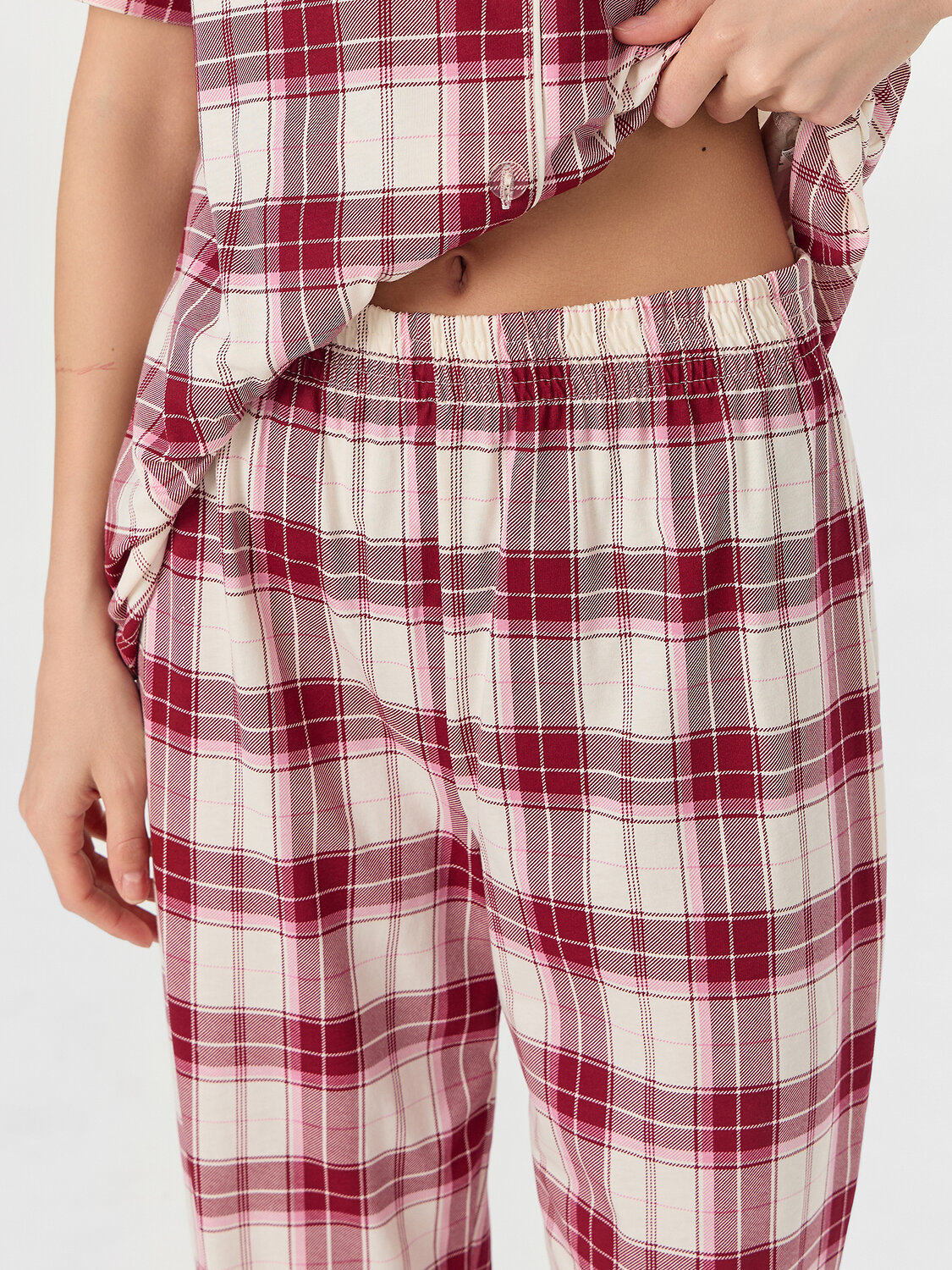 MARK FORMELLE Костюм 571035 592505-1 молочно -бордовая клетка