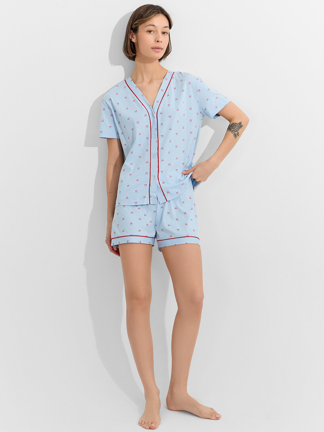 MARK FORMELLE Костюм 571038 592348 бантики на голубом