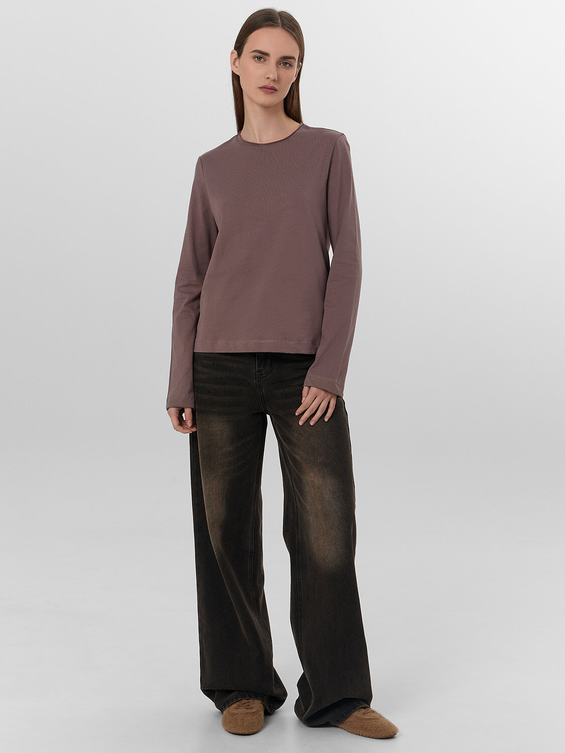 MARK FORMELLE Лонгслив 571047 122967 кофейный