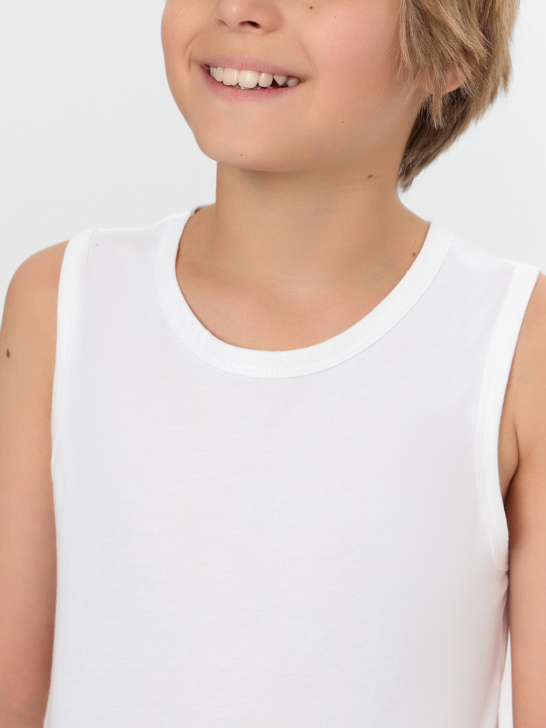 MARK FORMELLE Майка 571049 423344-2 белый +т.серый