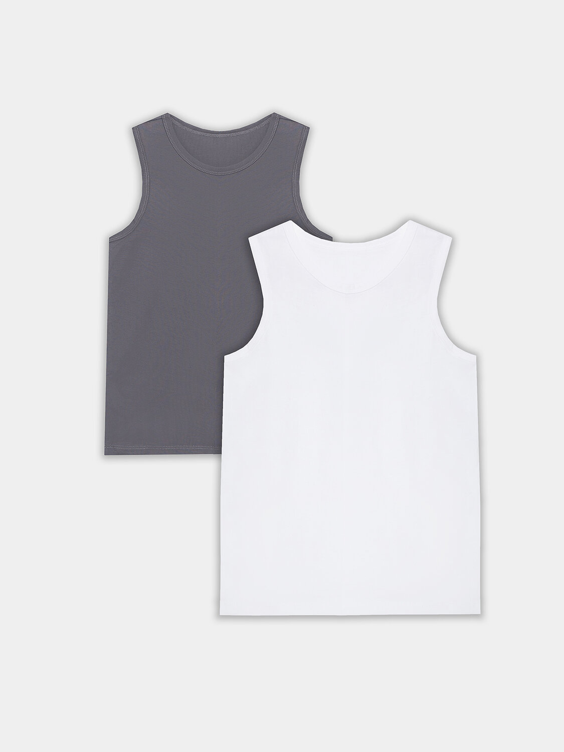 MARK FORMELLE Майка 571049 423344-2 белый +т.серый