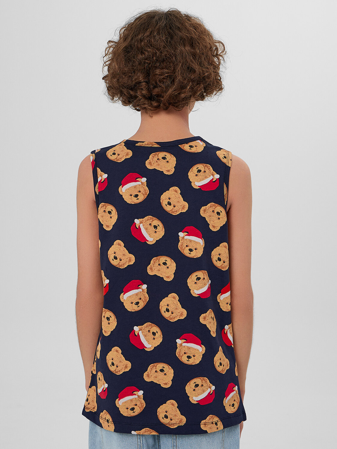 MARK FORMELLE Майка 571051 423344-2 красный +праздничные медвежата на синем