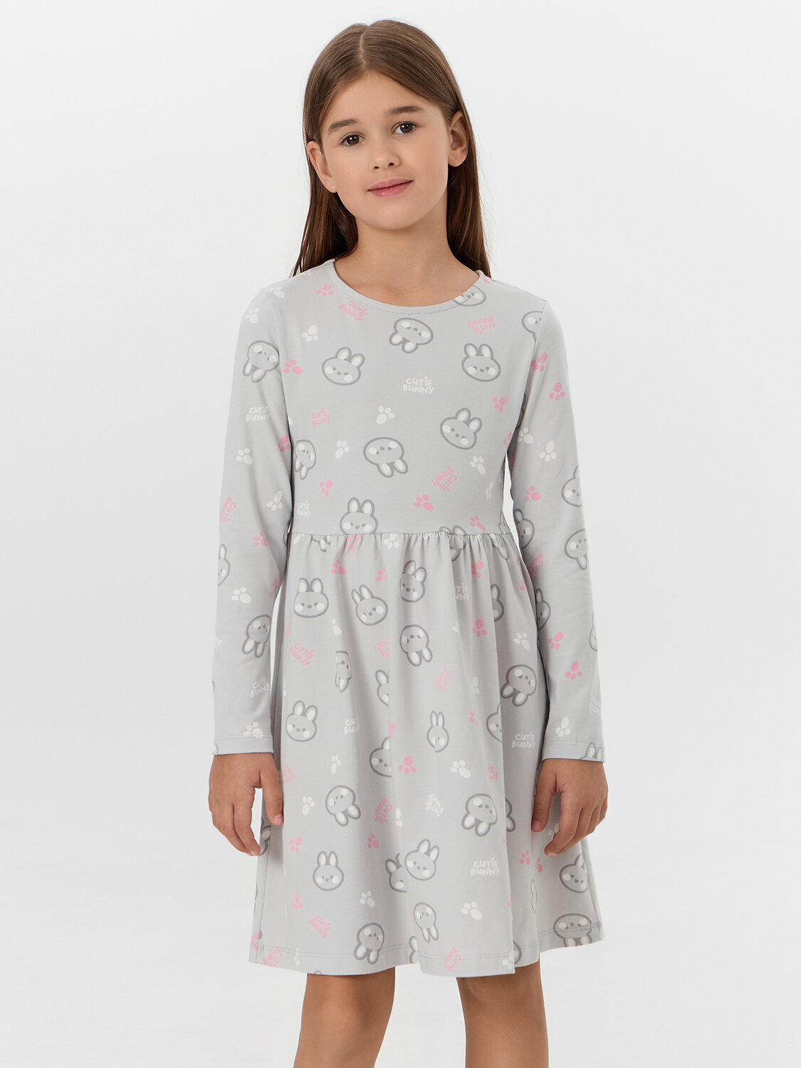 MARK FORMELLE Платье 571062 157778 кролики на св.сером