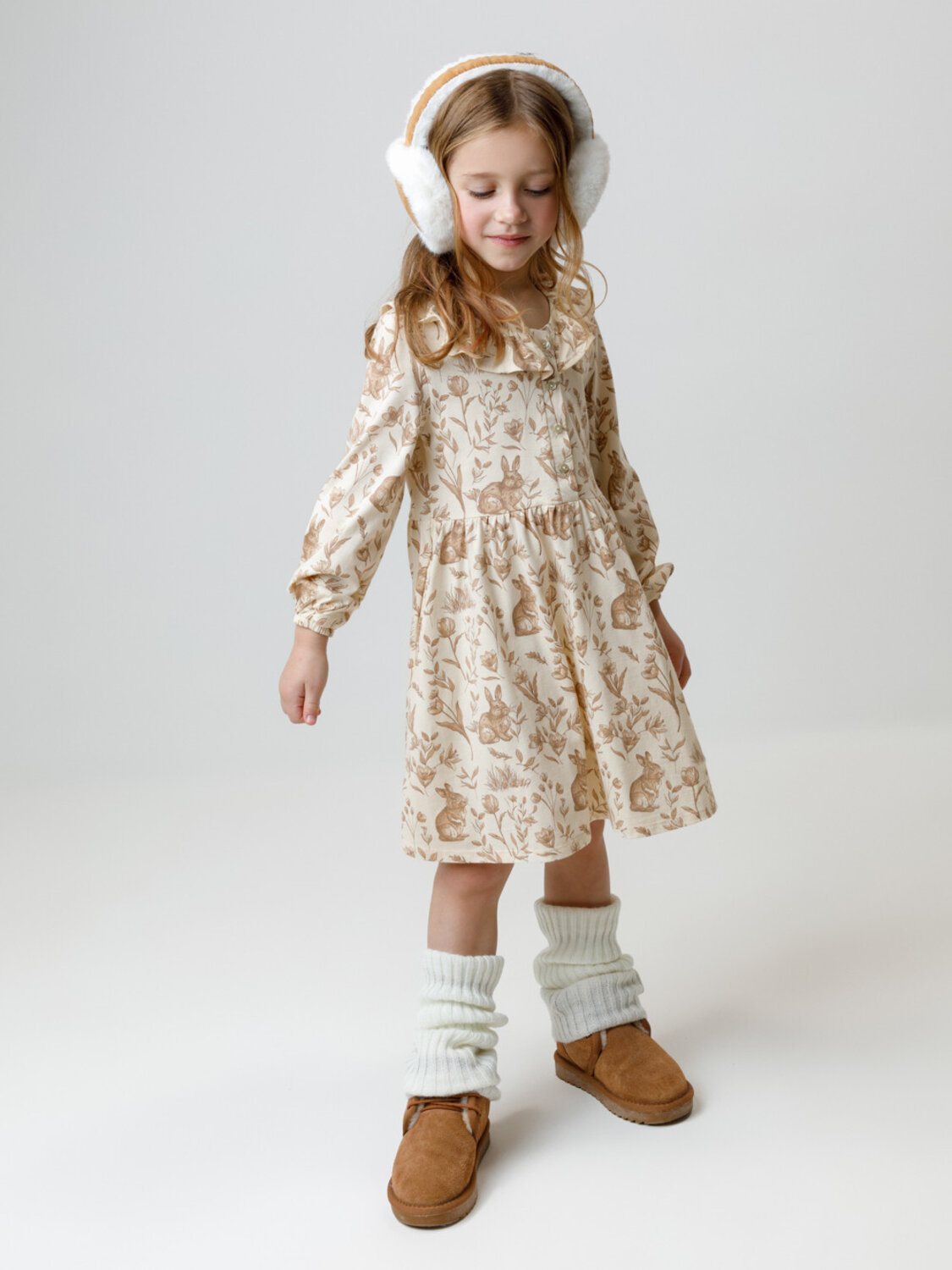 CROCKID Платье 571136 КР 5897 бежевый