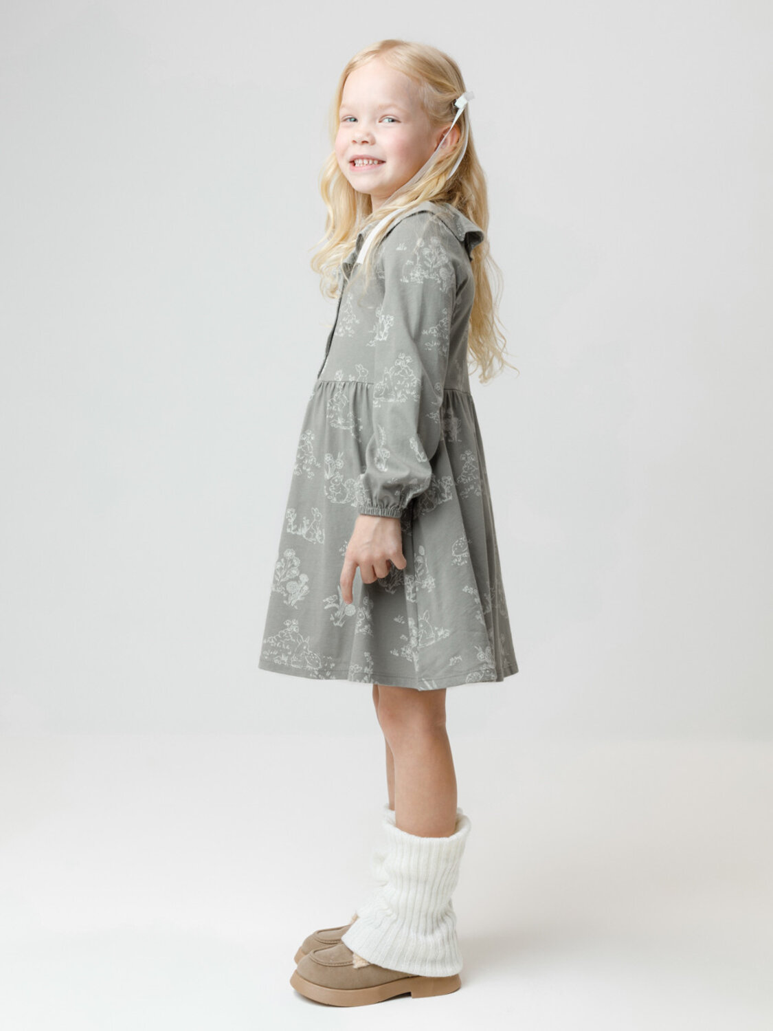 CROCKID Платье 571137 КР 5897 зеленый