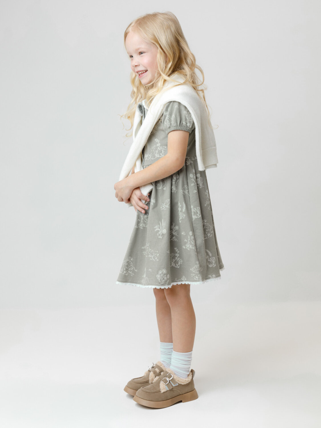 CROCKID Платье 571138 КР 5932 зеленый