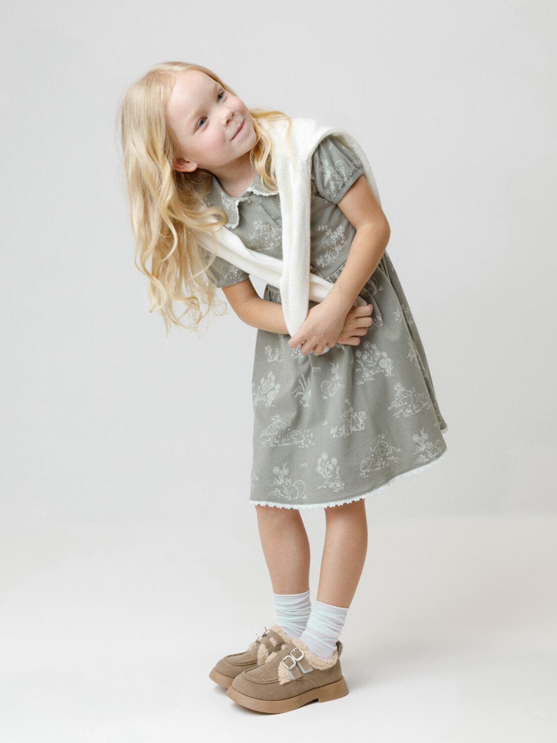 CROCKID Платье 571138 КР 5932 зеленый