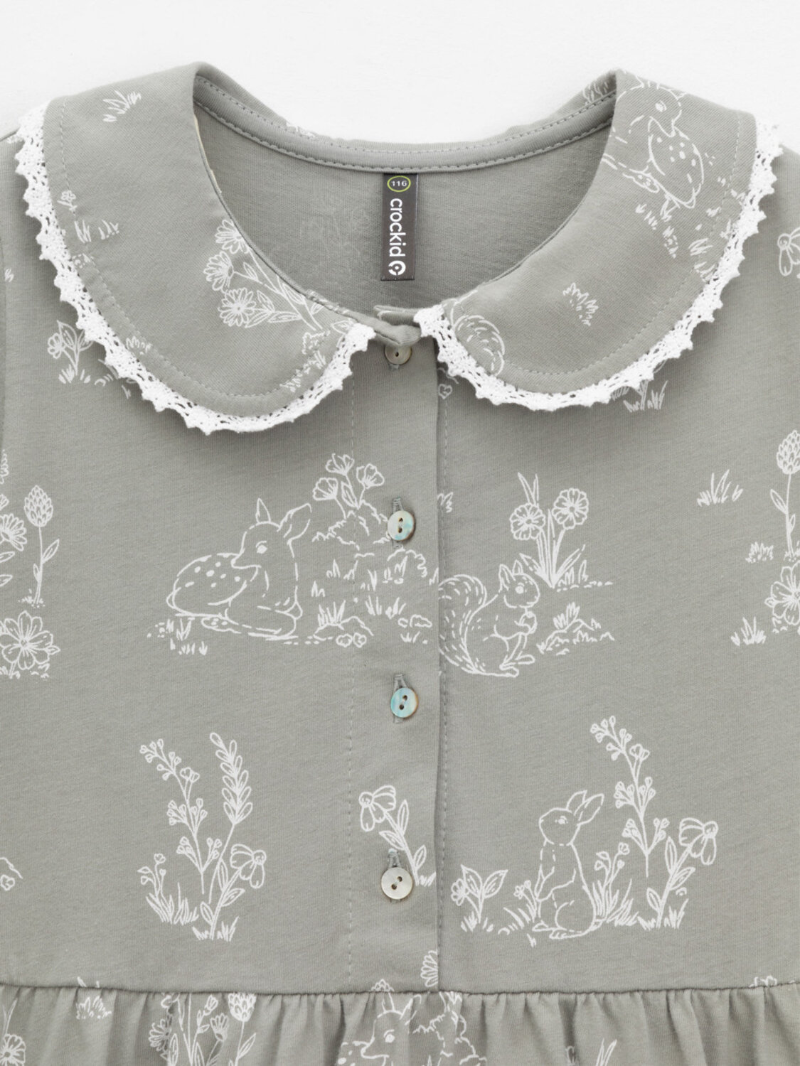 CROCKID Платье 571138 КР 5932 зеленый