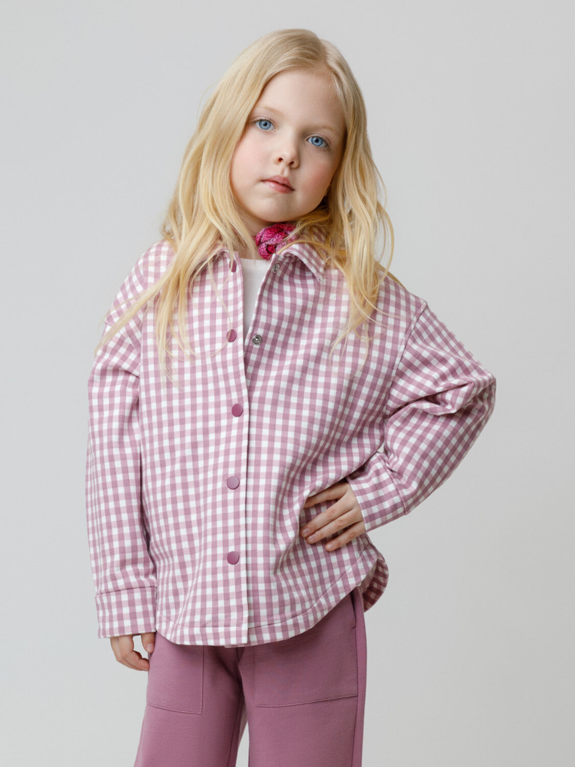 CROCKID Рубашка 571141 КР 302567 бордовый