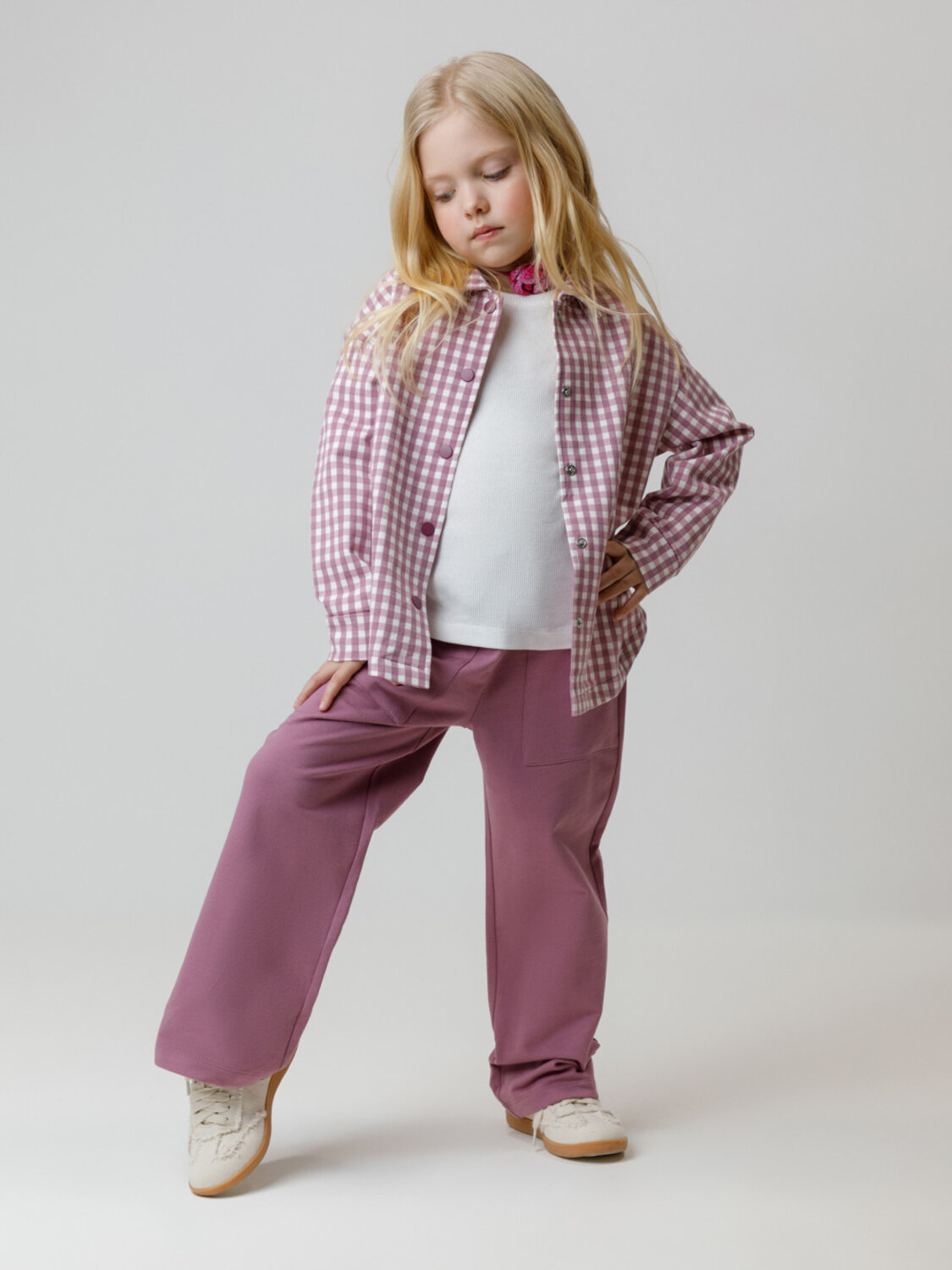 CROCKID Рубашка 571141 КР 302567 бордовый