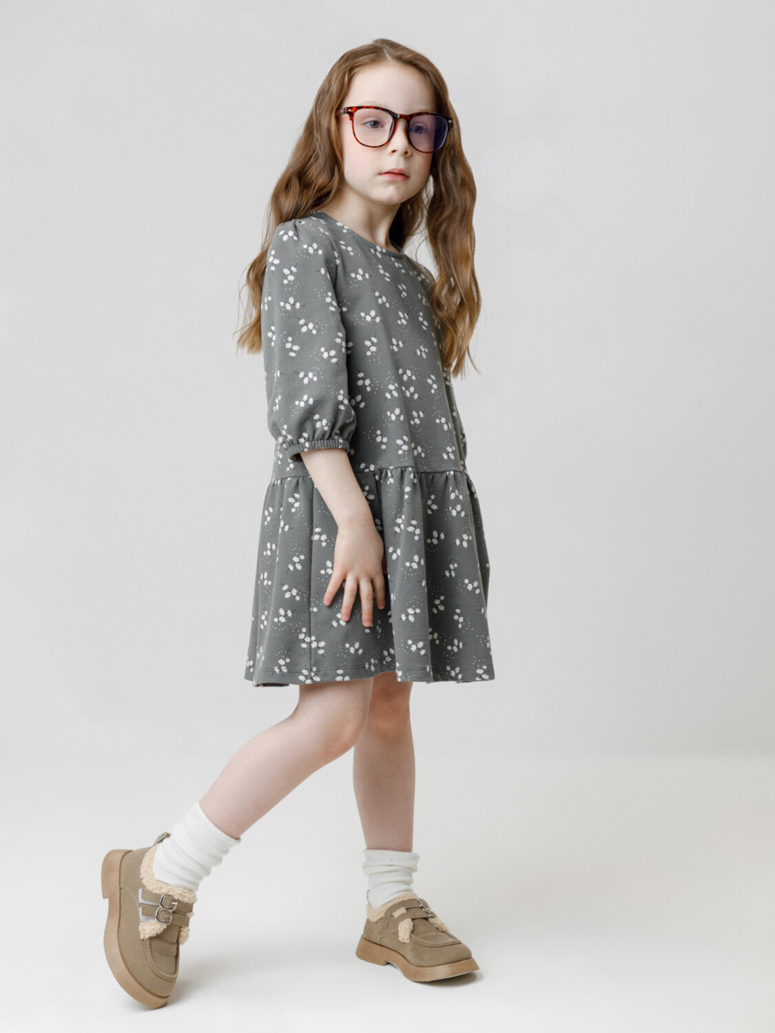 CROCKID Платье 571144 КР 5899 зеленый