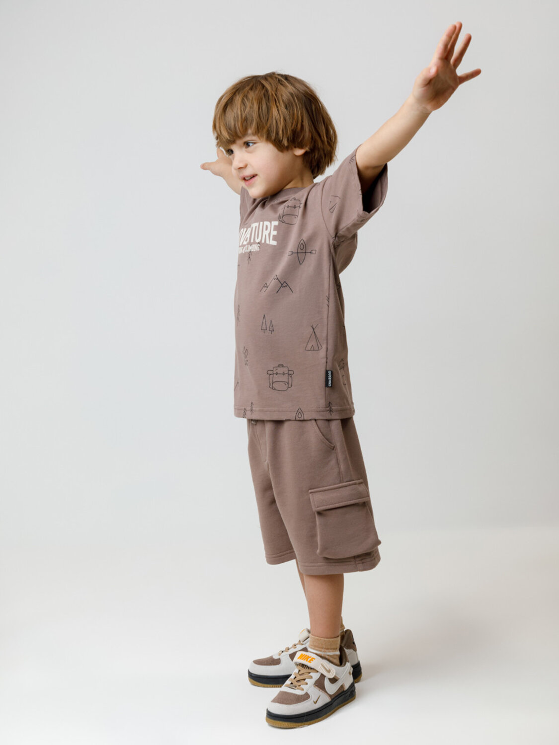 CROCKID Футболка 571146 КР 302781 коричневый