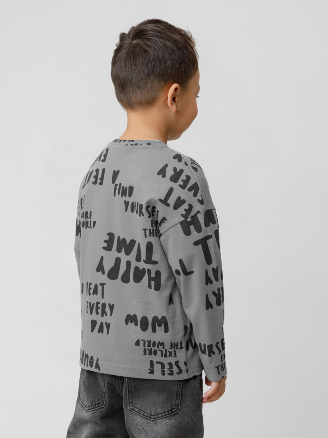 CROCKID Лонгслив 571170 КР 302846 темно-серый