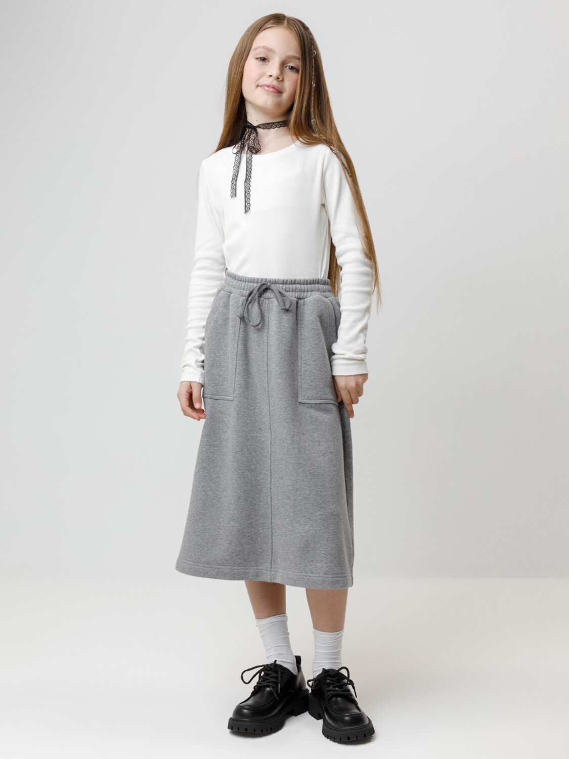 CROCKID Юбка 571219 КР 7151 серый