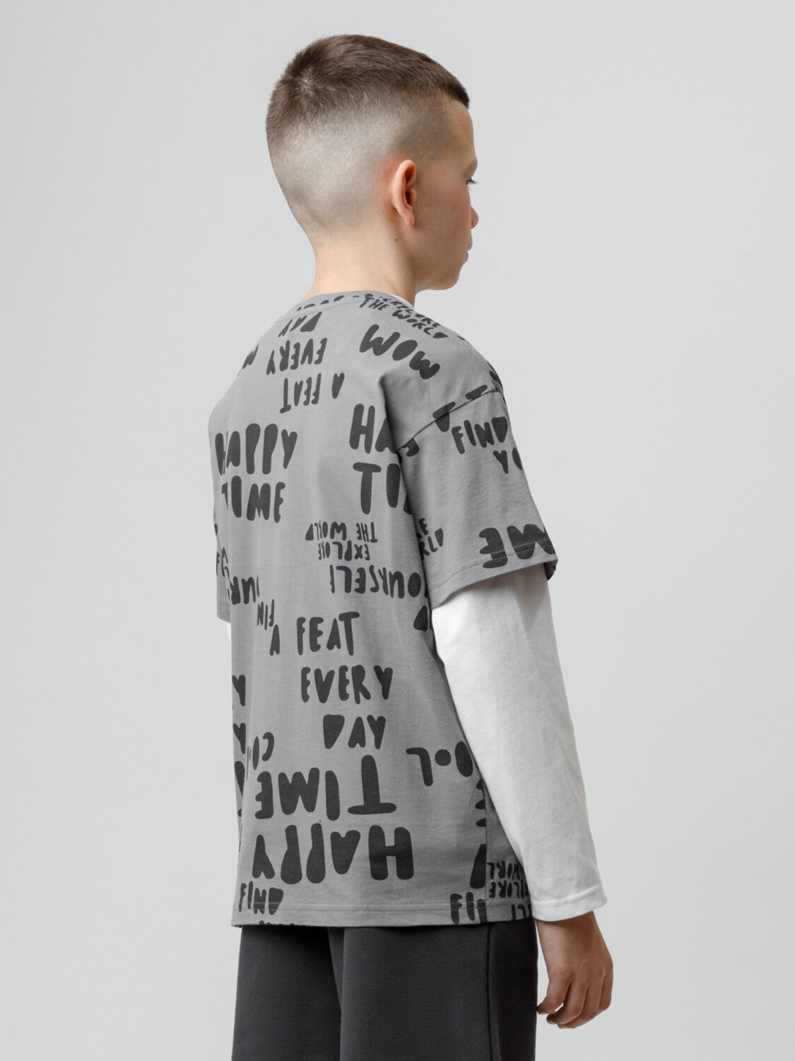 CROCKID Футболка 571232 КР 302845 темно-серый