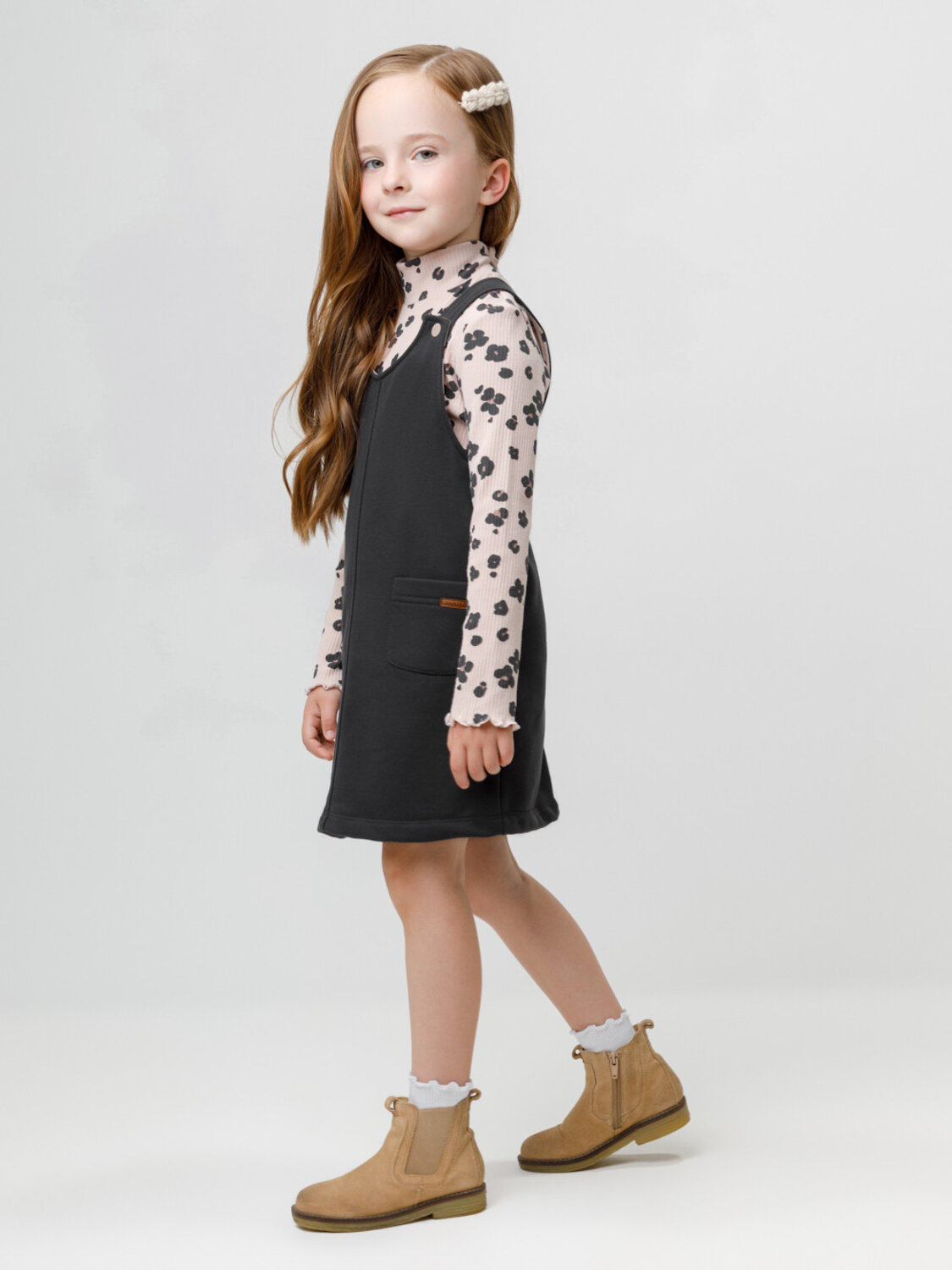 CROCKID Сарафан 571248 КР 5951 темно-серый