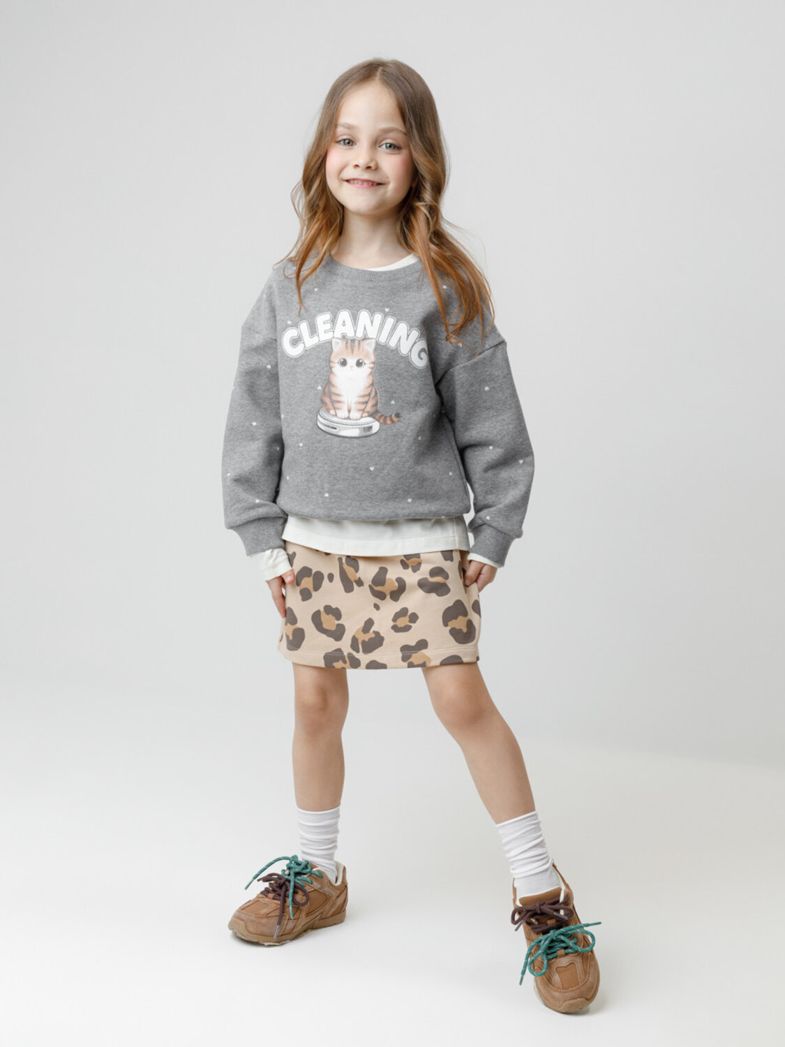 CROCKID Свитшот 571280 КР 302834 серый