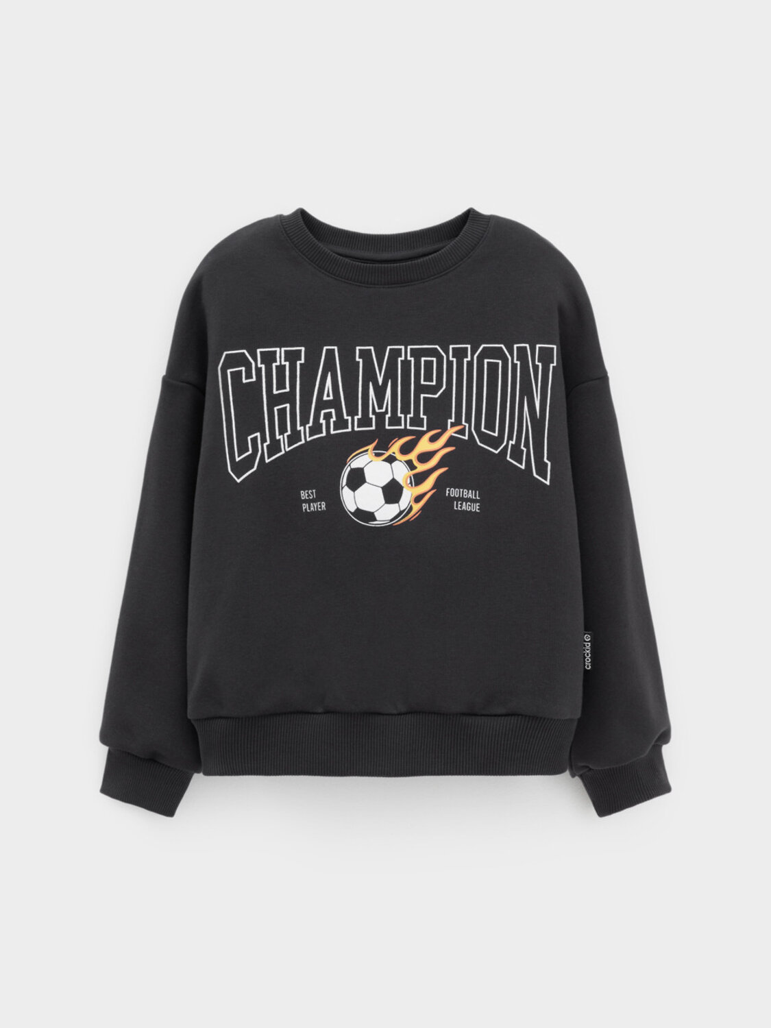 CROCKID Свитшот 571285 КР 302843 темно-серый