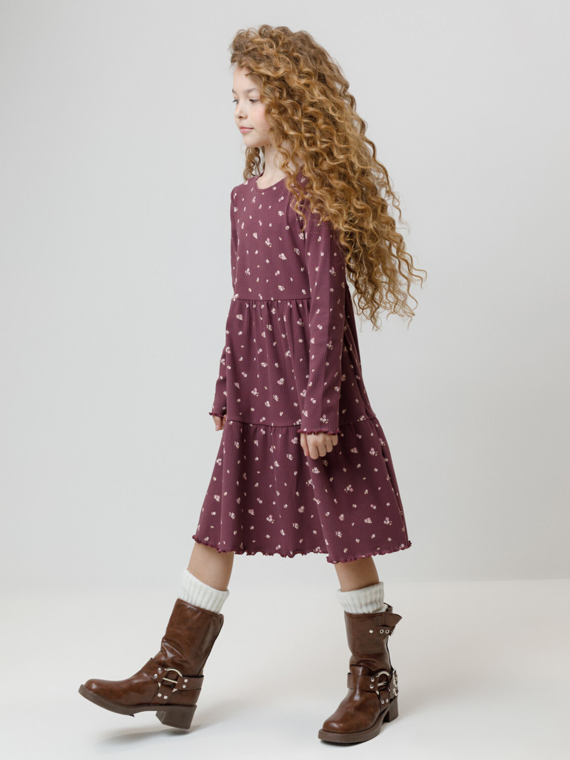 CROCKID Платье 571314 КР 5958 бордовый