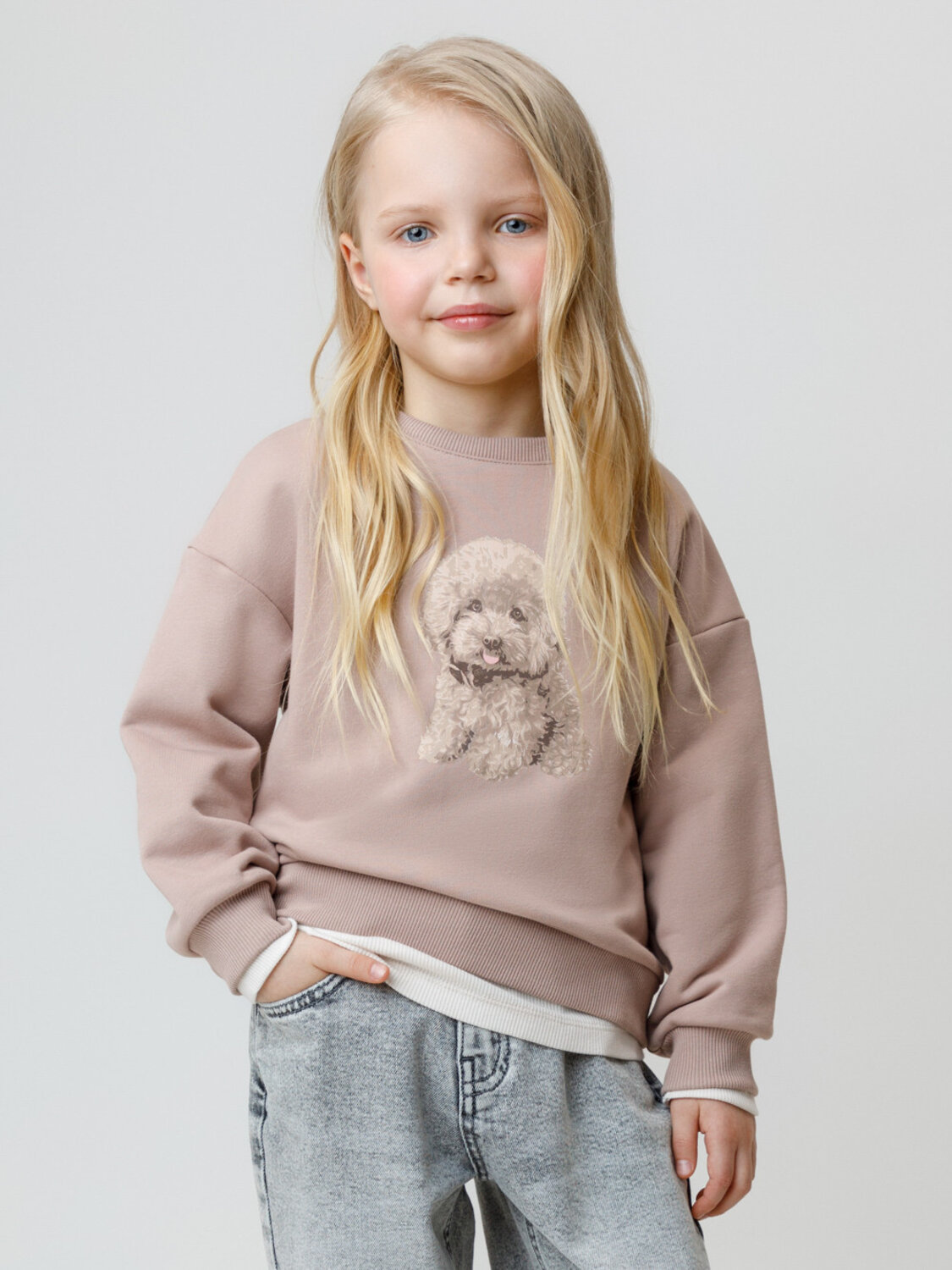 CROCKID Свитшот 571331 КР 302816 кофейный