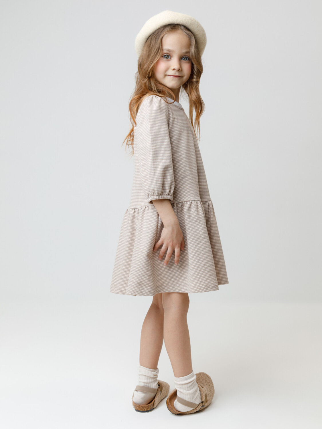 CROCKID Платье 571332 КР 5827 бежевый