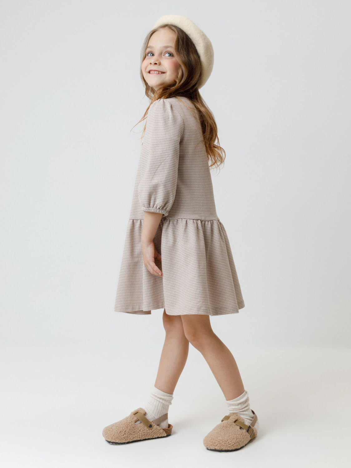 CROCKID Платье 571332 КР 5827 бежевый