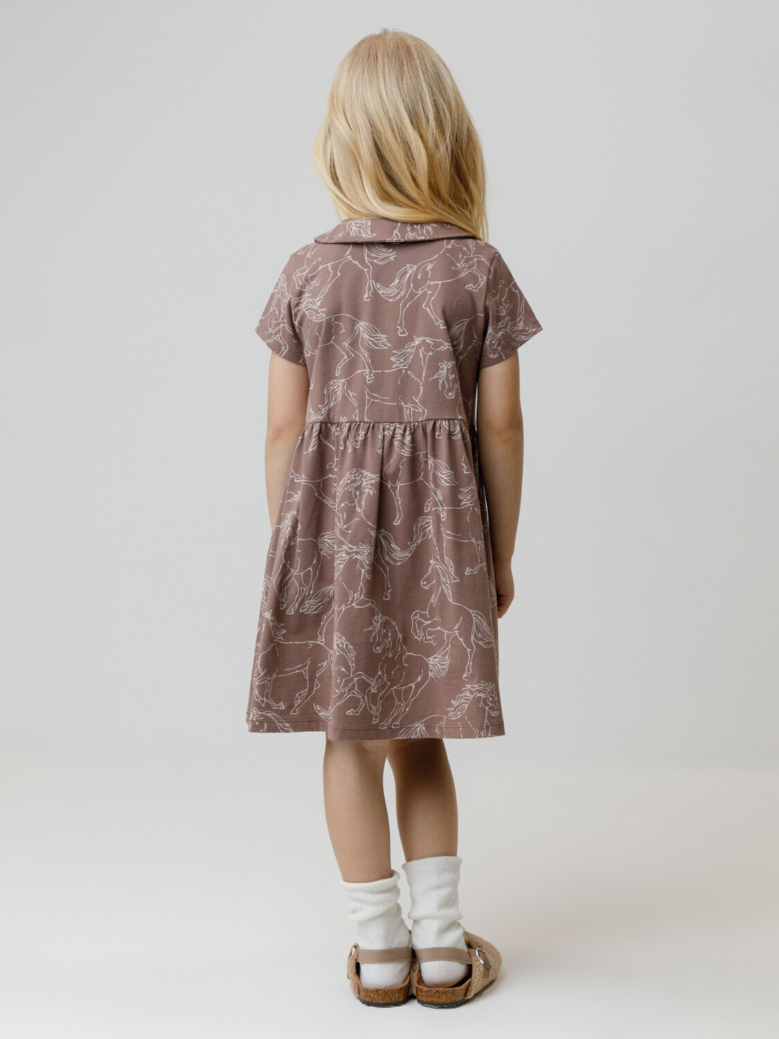 CROCKID Платье 571386 КР 5848 кофейный