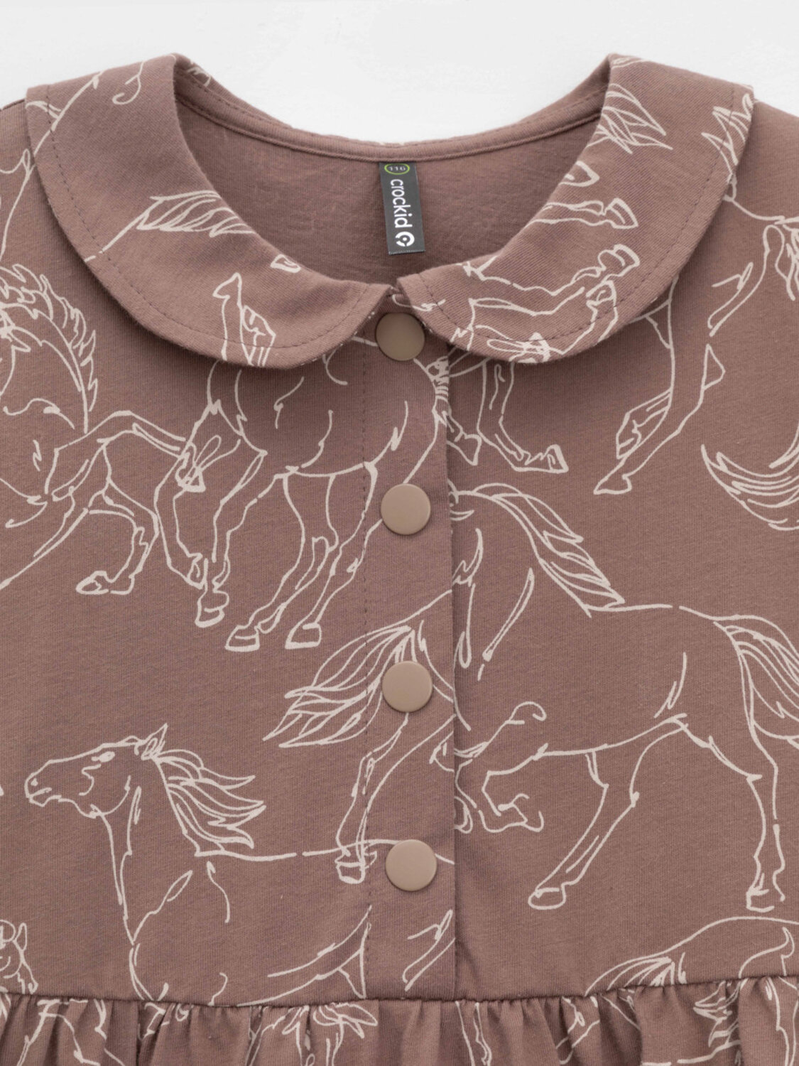 CROCKID Платье 571386 КР 5848 кофейный