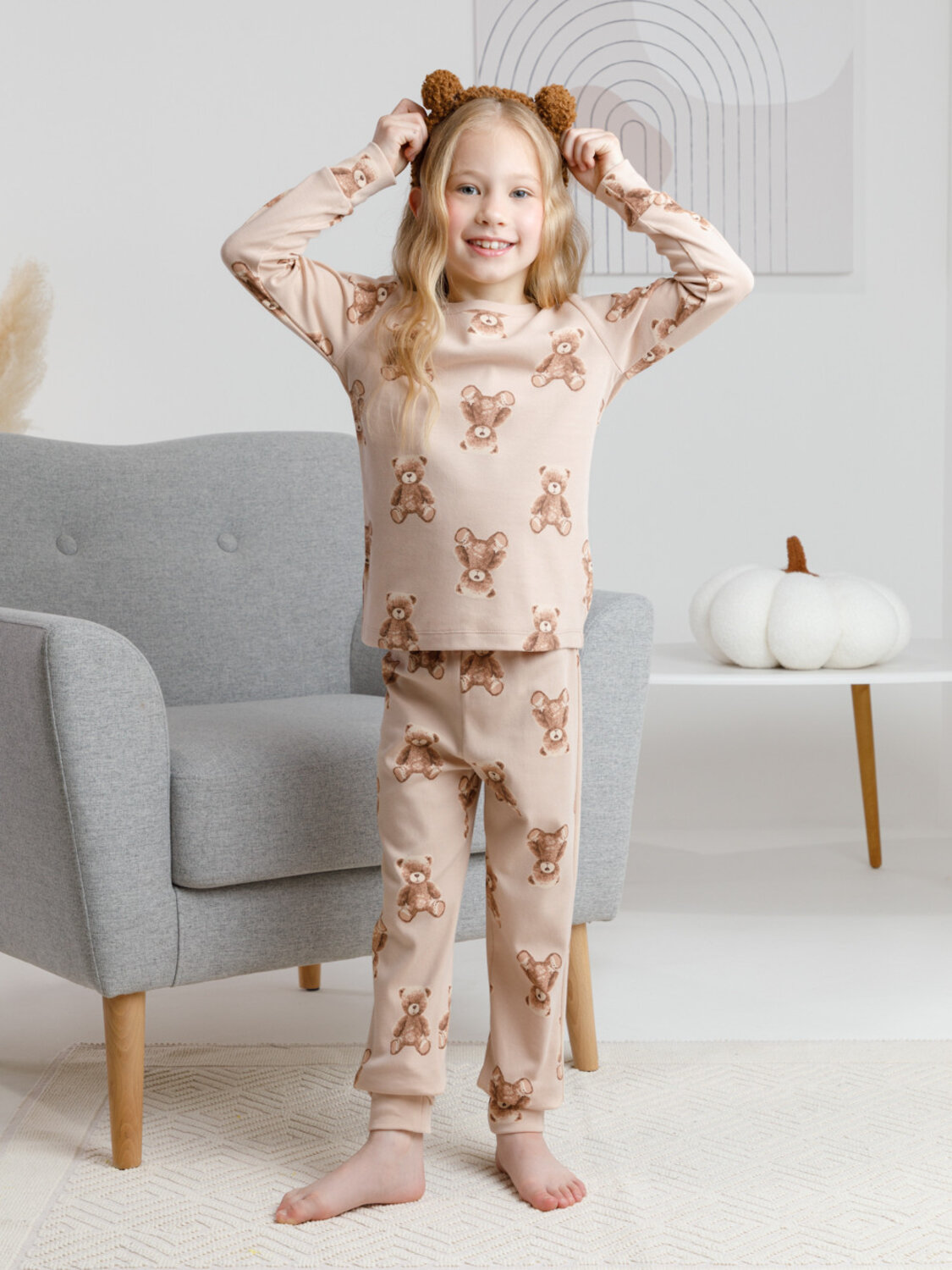 CROCKID Пижама 571392 К 1552 светло-бежевый