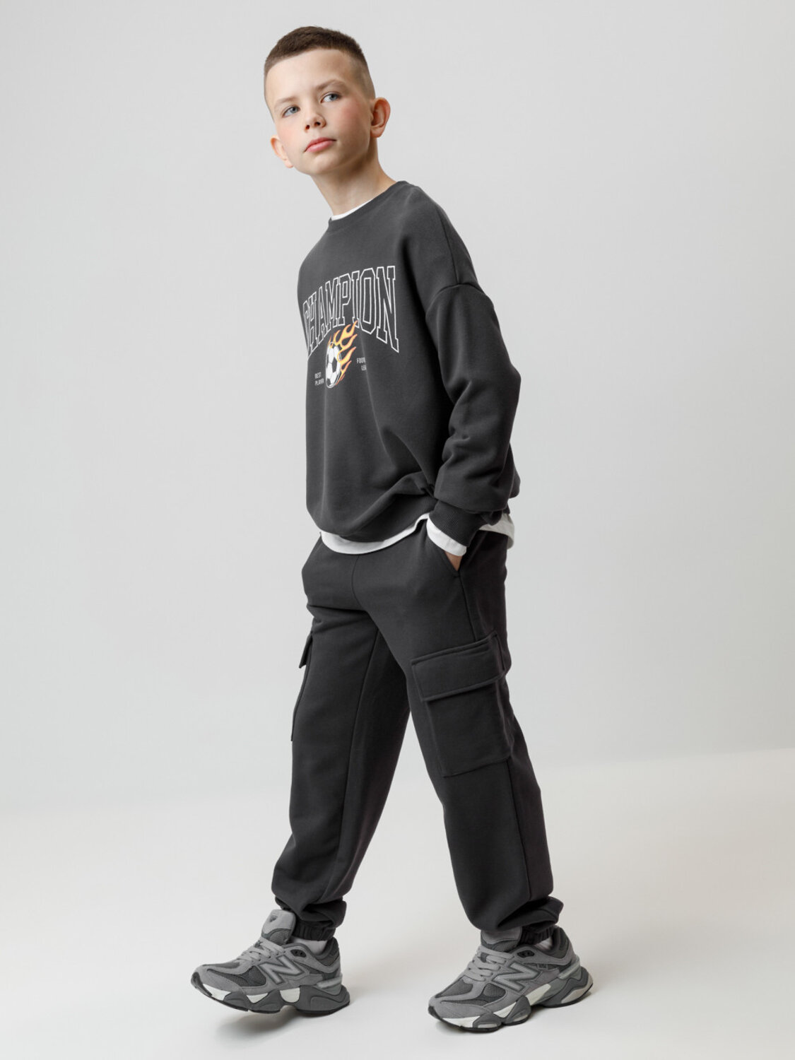 CROCKID Брюки 571397 КР 400854 темно-серый