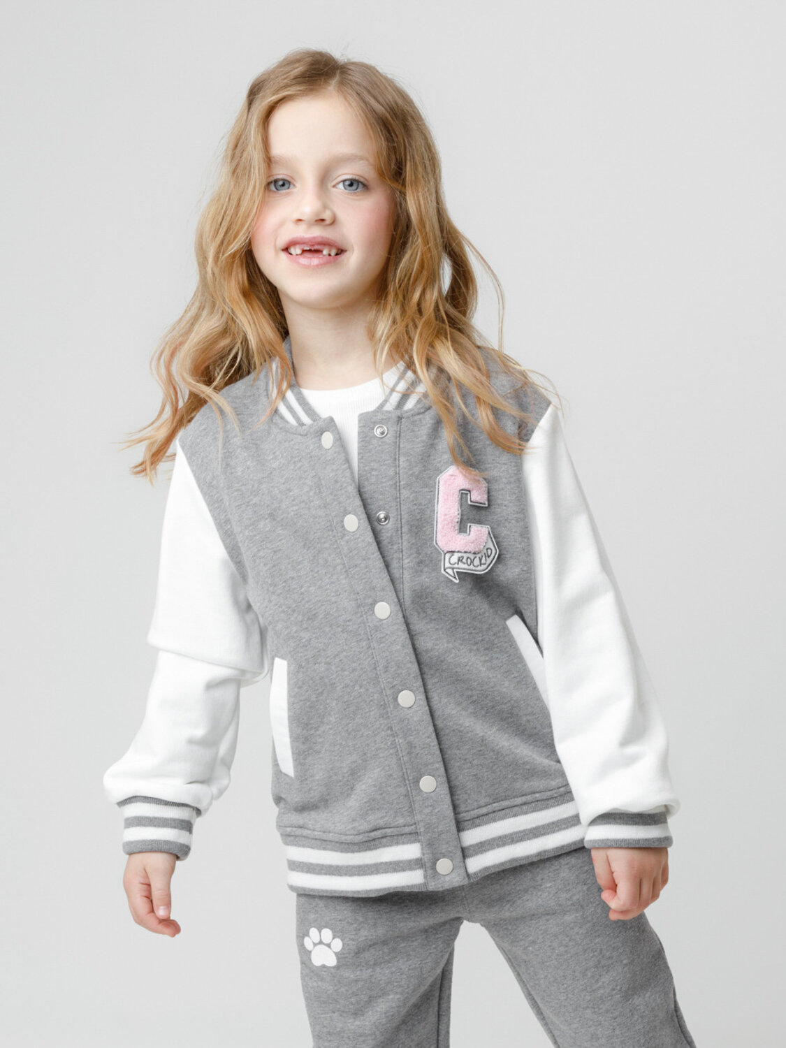 CROCKID Бомбер 571412 КР 302833 серый