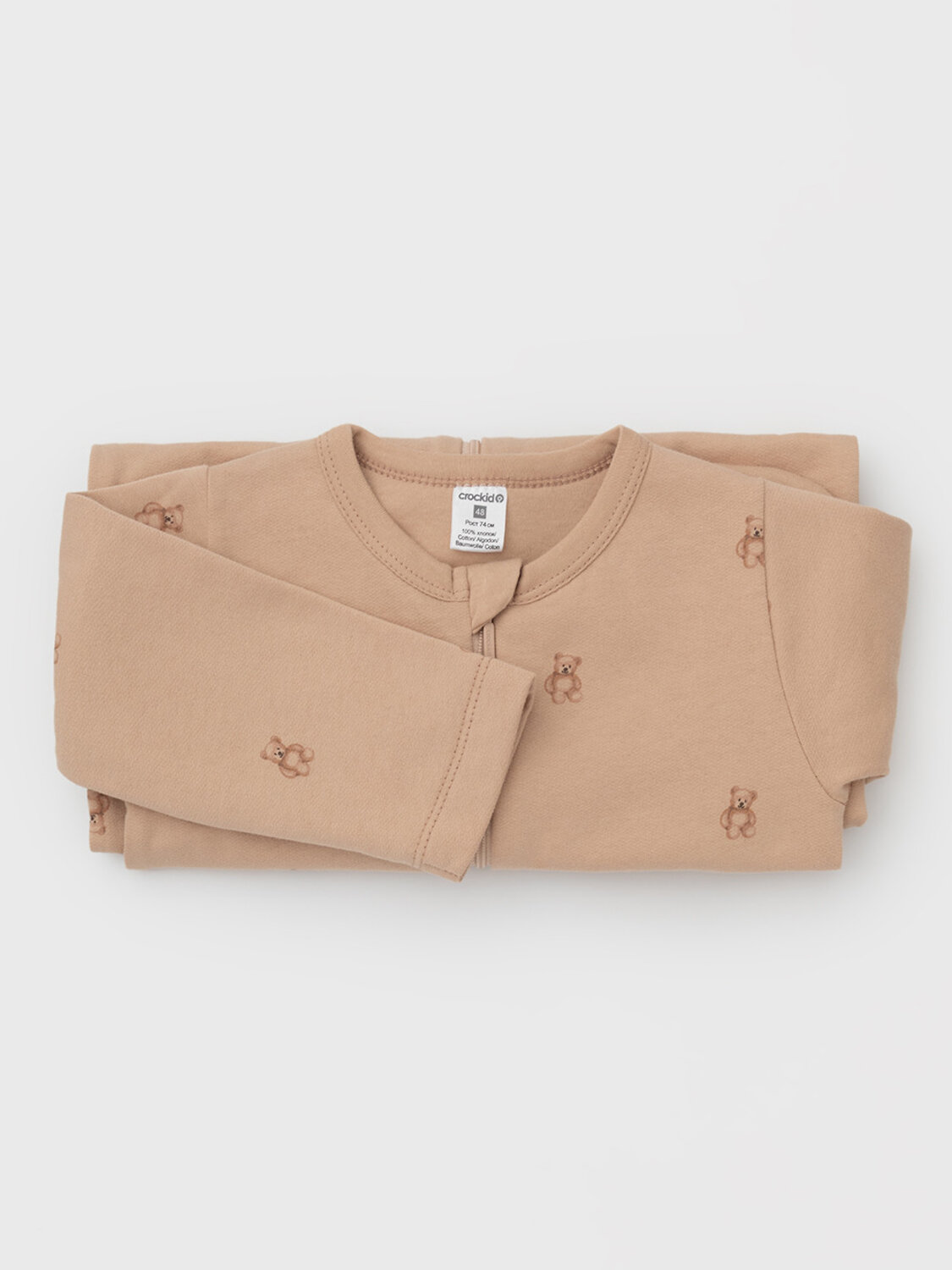 CROCKID Комбинезон 571424 К 6192 бежевый