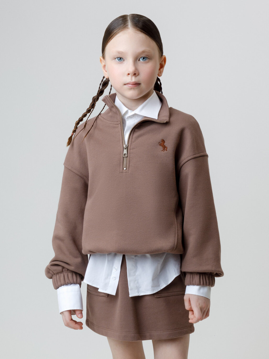 CROCKID Свитшот 571428 КР 302821 кофейный