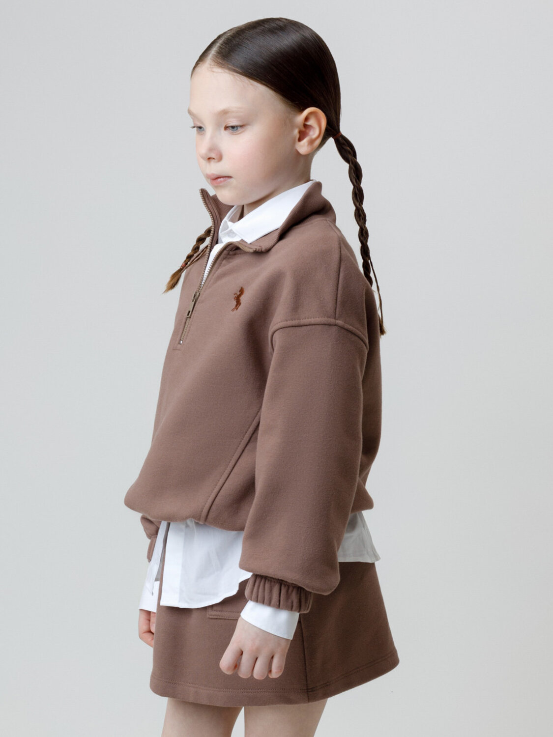 CROCKID Свитшот 571428 КР 302821 кофейный