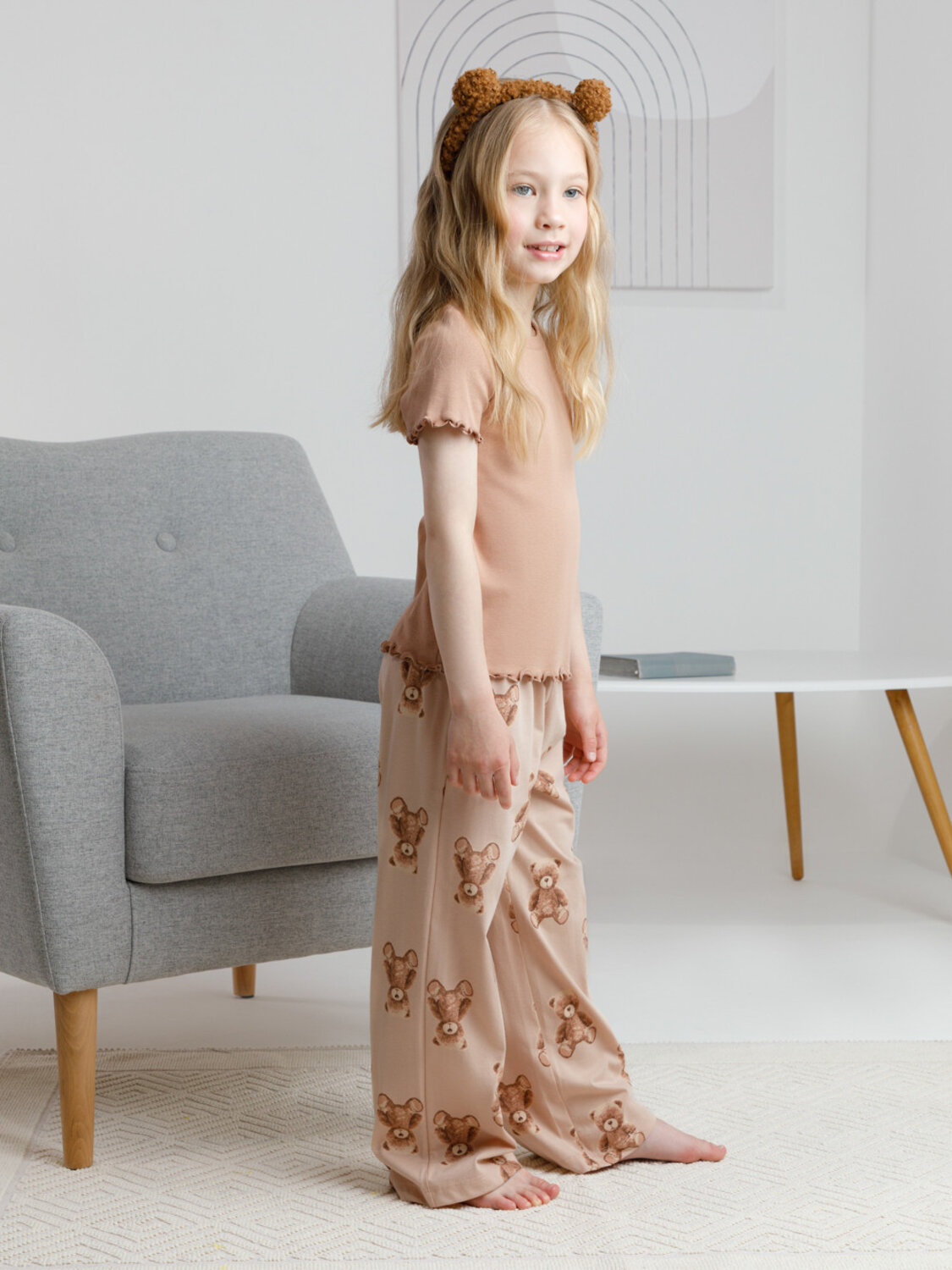 CROCKID Пижама 571450 К 1636 коричневый