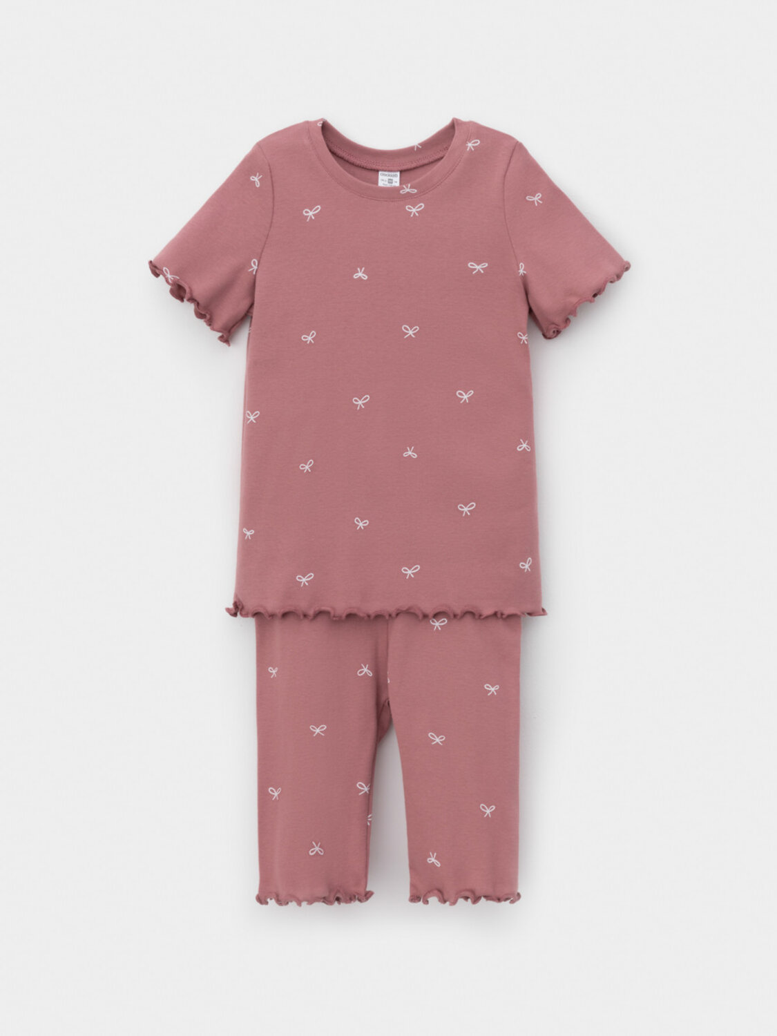 CROCKID Пижама 571460 К 1632 бордовый