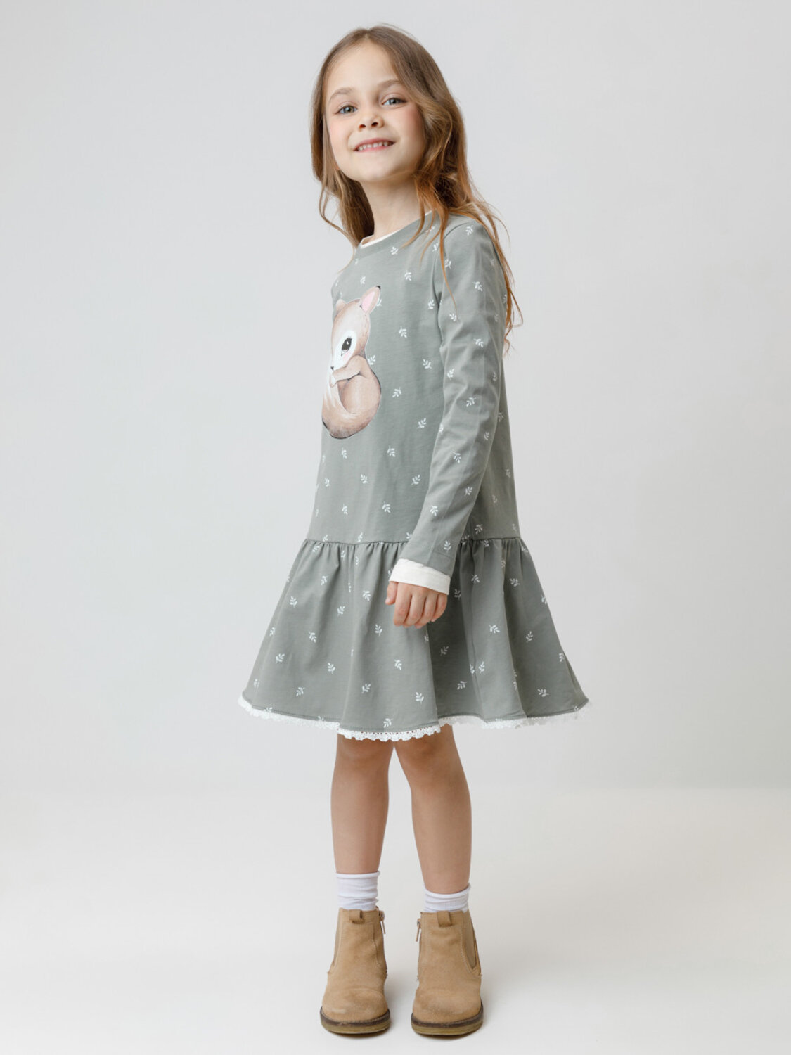 CROCKID Платье 571467 КР 5960 хаки