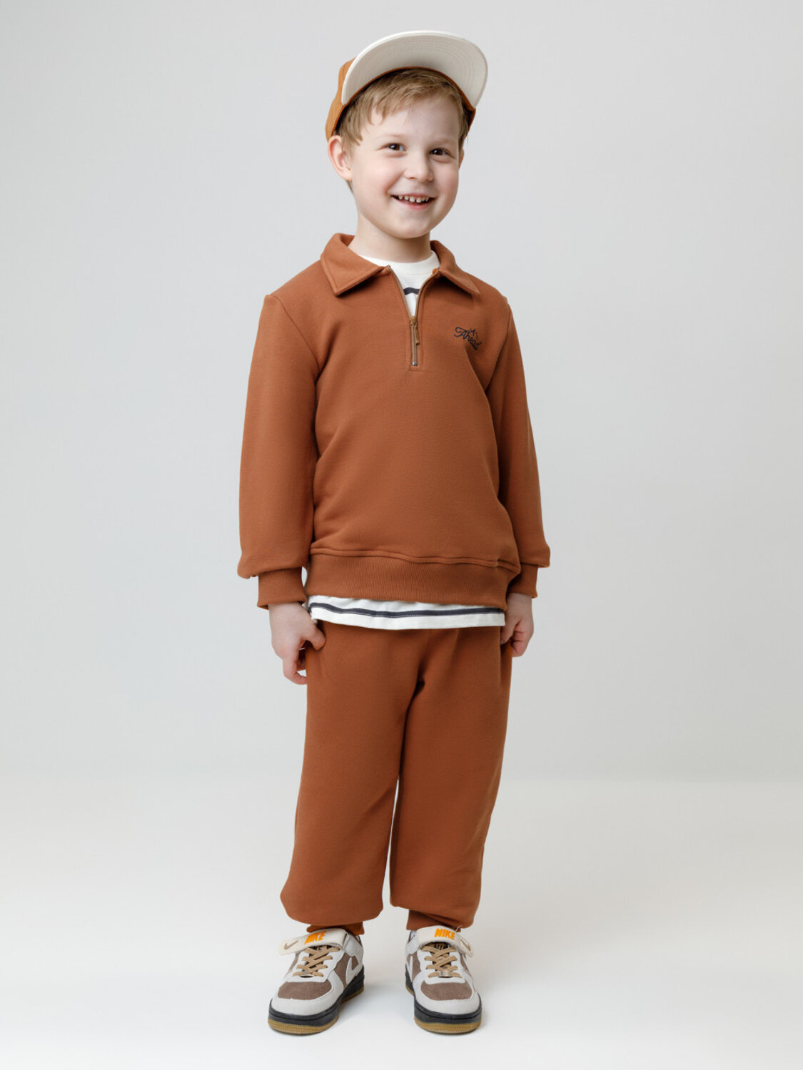 CROCKID Свитшот 571481 КР 302798 коричневый