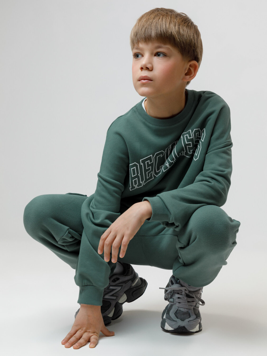 CROCKID Брюки 571486 КР 400861 зеленый